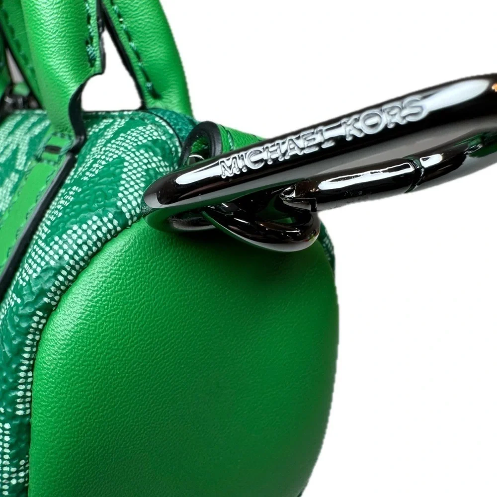 Michael Kors Vibrant Green Mini-Duffle Keychain